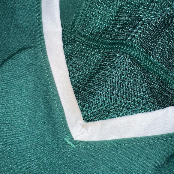 ADIDAS TECHFIT HYPED FOOTBALL Practice JERSEY Shirt Men's M Green & White NEW - Picture 10 of 16